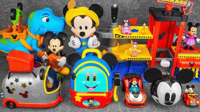 Satisfying with Unboxing Disney Mickey Mouse Garage Playset | Review Toys ASMR