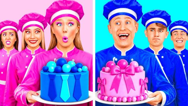 Кулінарний Челендж: Хлопчики VS Дівчата | Дивовижні Кухонні Рецепти