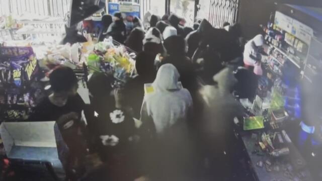Looters Target Liquor Store In Street Takeover