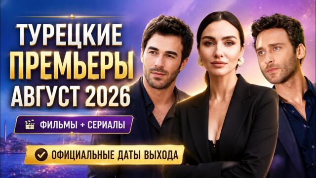 Турецкие Сериалы и Фильмы АВГУСТА 2026