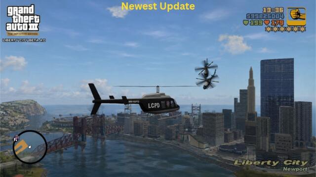 GTA III Liberty City Beta 4.0 Newest Update Remastered