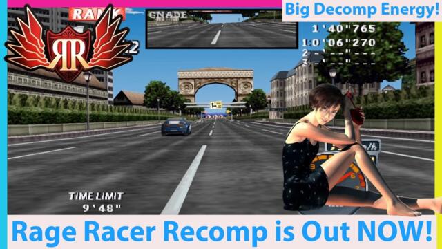 Rage Racer PC Port is Out NOW! And Its Good!