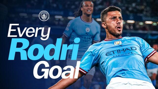 Every Rodri Goal for Man City | 28 goals for the Blues from the Ballon d'Or winner!