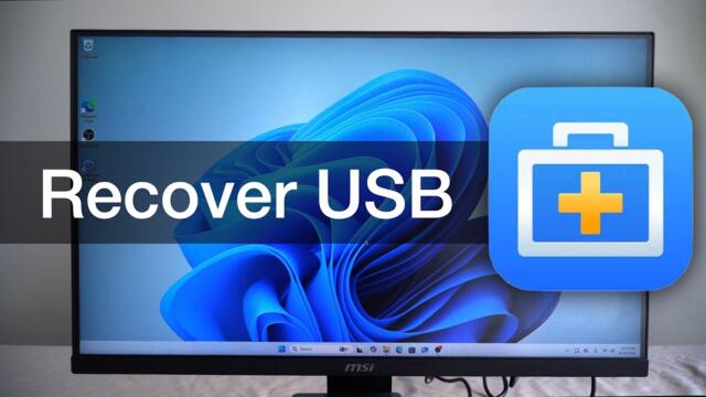How to recover a USB drive's data on Windows 11!