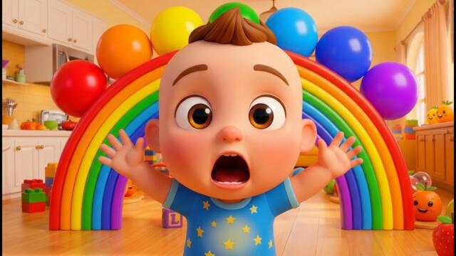 Learn Colors for Kids 🌈 | Red, Blue, Yellow, Green | Fun Colors Song for Toddlers | nursery rhymes