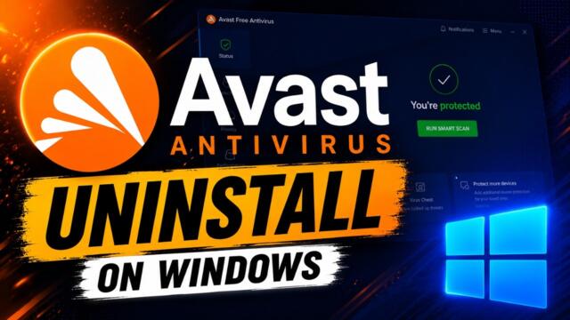 How to Uninstall Avast Antivirus from 10/11