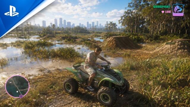 GTA 6 - 20 Minutes of Open World Gameplay! Free Roam PS5 Pro 4k Next Gen Graphics - Fan Made Concept