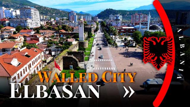 Elbasan, Albania 🇦🇱 | 4K Drone & Walking Tour: Castle Gate, Walled City & City Life | Directory