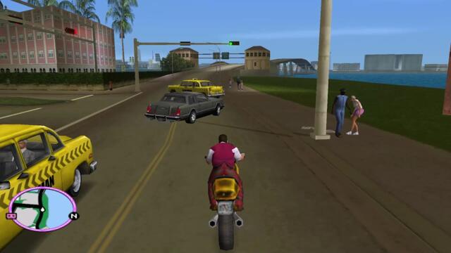 Vice City cruise along with Wave 103