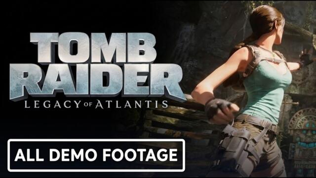 All Demo Footage Compilation - Tomb Raider: Legacy of Atlantis