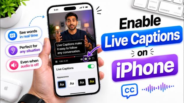 How to Enable Live Captions on iPhone | iPhone Me Live Subtitles Kaise Enable Kare?