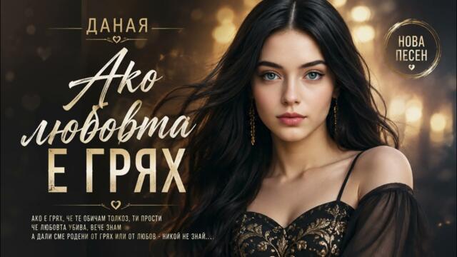Даная - Ако любовта е грях (поп-фолк 2026)