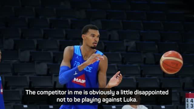 Wembanyama 'disappointed' not to face Doncic