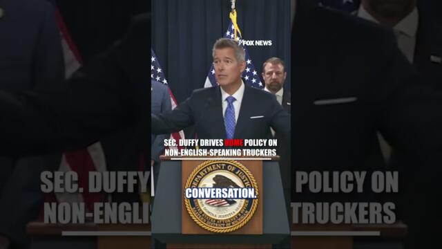Secretary Duffy drives illegal immigration debate home #shorts #breaking #fox