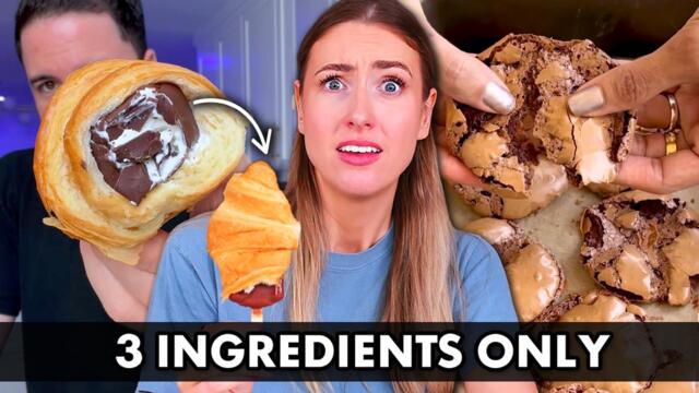 I Tested VIRAL 3 Ingredient Recipes 😳 (so you don't have to)