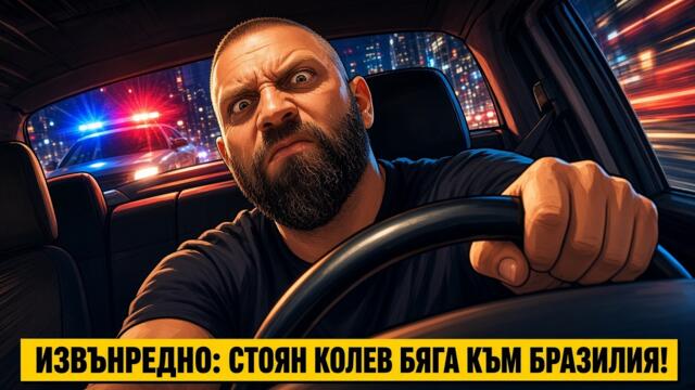Стоян Колев ИЗБЯГА от Домашен Арест! "Вън от България съм, търсете ме в Бразилия!"
