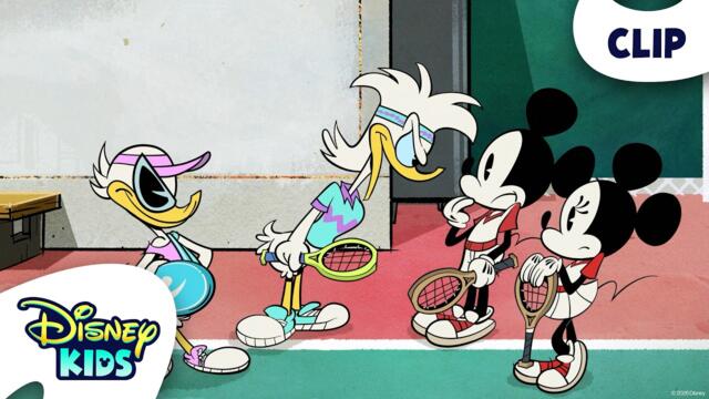 Mickey, Minnie, Donald and Daisy's Intense Tennis Game 🎾 | Mickey Mouse (Shorts) | @disneykids