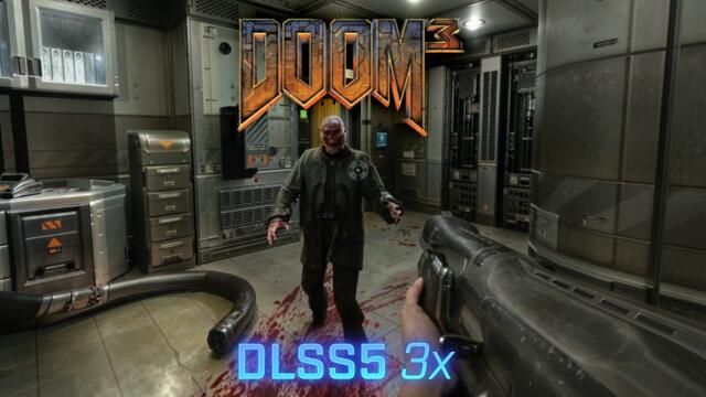 DOOM 3 (2004) | DLSS 5 TRIPLE PASS!!! + HD MOD | 4K
