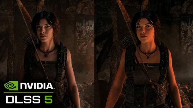 Rise of The Tomb Raider - DLSS5 Neural Rendering (Updated Version) Comparison - RTX5070
