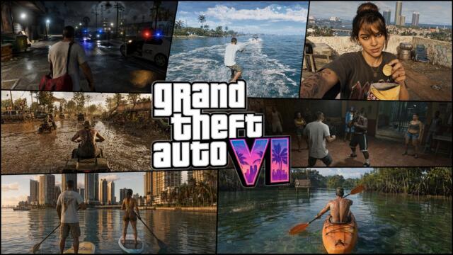 Grand Theft Auto VI: Jason & Lucia - 8 Minutes of Open World Gameplay Trailer | (Concept)