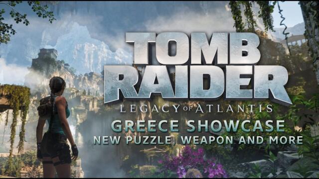 Tomb Raider: Legacy of Atlantis｜ NEW GREECE GAMEPLAY, PUZZLE AND WEAPON!