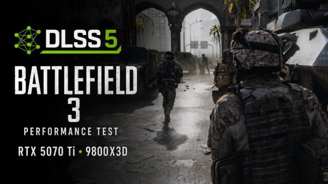 DLSS 5 in Battlefield 3 !!! - 2011 Game, 2026 Lighting | RTX 5070 Ti