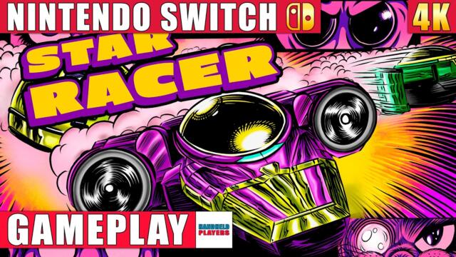 I was playing Star Racer on Nintendo Switch 1, a fast‑paced retro pixel‑art racer with tight turns, quick boosts, and intense track action. Watch the 