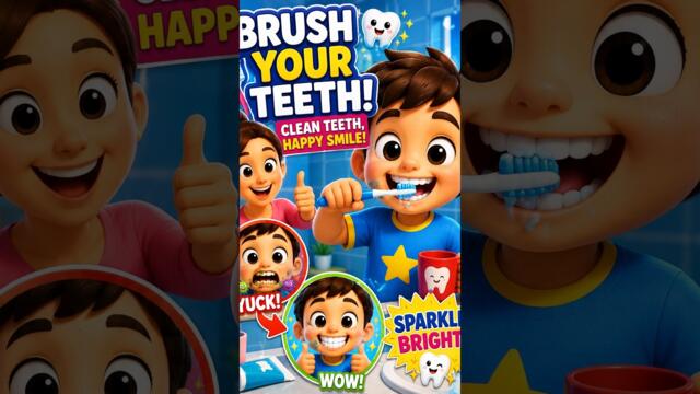 Brush Your Teeth | Good Habits for Kids | Kids Song & Rhyme #goodhabitsforkids #preschool