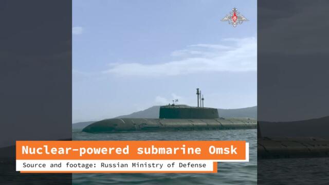 Nuclear-powered submarine Omsk fires P-700 Granit missiles during Pacific Fleet exercise