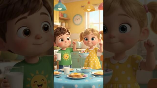 Yummy Breakfast Dance | Nursery Rhymes | #cartoon #nurseryrhymes #rhymes