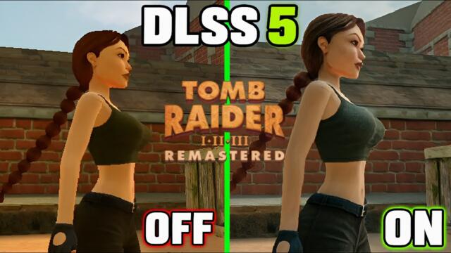 Tomb Raider 1 and 2 remastered DLSS 5 swapper mod test on RTX 3050 laptop.