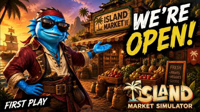 We Opened Our Own Island Market! | Island Market Simulator