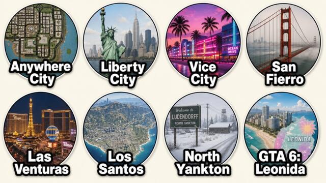 Every City in the GTA Universe Explained In Detail