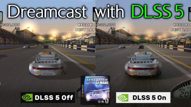 Dreamcast with NVIDIA DLSS 5 - Test Drive Le Mans