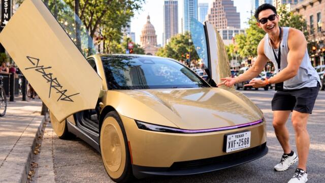 Cybercab fails twice for Tesla stan, but he's still so excited