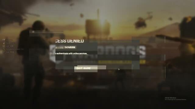How to play Wardogs without error code : 1147405308