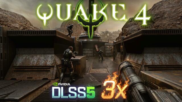 QUAKE 4 (2005) SHOWCASE | DLSS TRIPLE PASS!!! | 4K