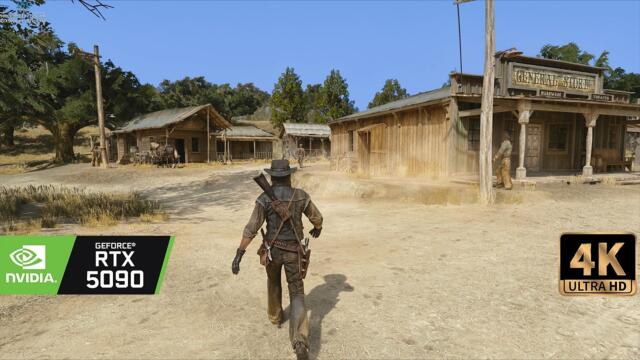 4K Red dead Redemption DLSS 5 Amazing Graphics on RTX 5090