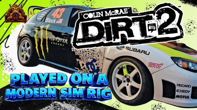 Colin McRae DiRT 2 - Classic Retro Racer Playthrough on Modern Sim Gear with POV