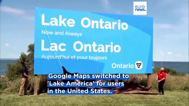 Lake Ontario or Lake America? Google Maps results differ in Canada, US and across the world