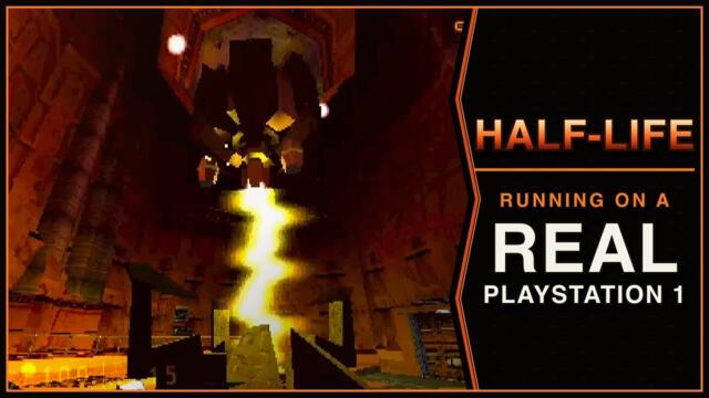 Half-Life on a Real PlayStation 1 | Black Mesa Inbound + Anomalous Materials