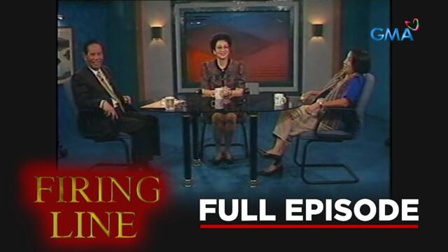 Firing-Line - Cory Aquino 1995 Interview - Talks about unknown details about Kris.