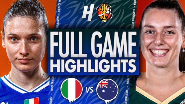 Italy vs Australia - FULL GAME HIGHLIGHTS | September 9, 2026 FIBA Women’s World Cup