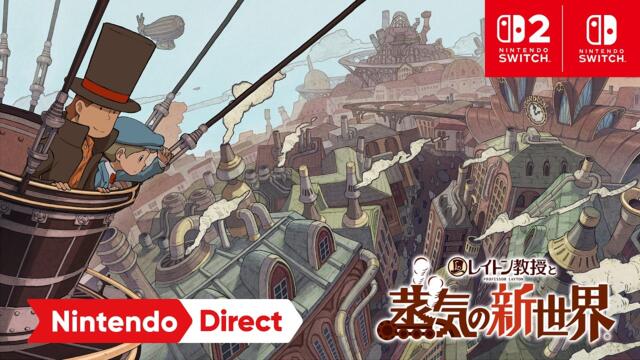 Professor Layton and the New World of Steam launches on December 10, 2026.