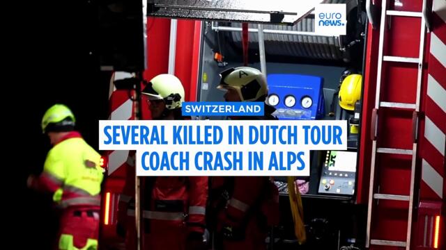 Five dead as Dutch tourist coach overturns in eastern Switzerland