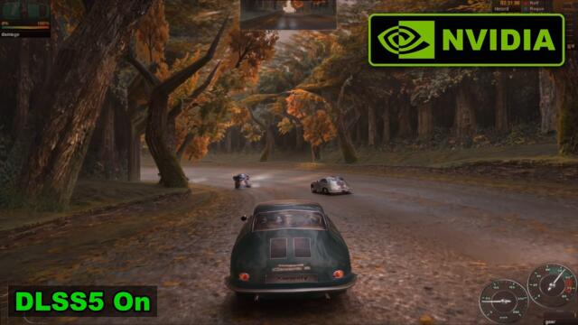 NFS Porsche (Redrawn HD + 2xDLSS5) Normandie (Comparison)