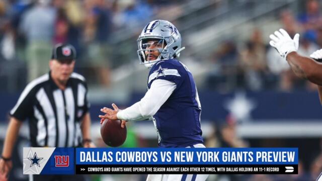 Dallas Cowboys vs. New York Giants | Game Preview & What to Watch
