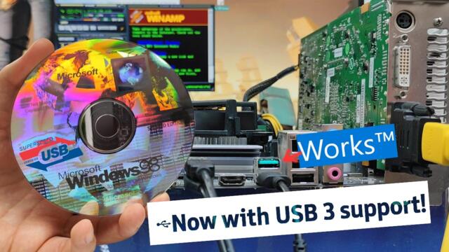 xHCI98: Windows 98 just got USB 3.x support! (sort of)