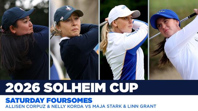 Корпуз и Корда срещу Грант и Старк в 2026 Solheim Cup