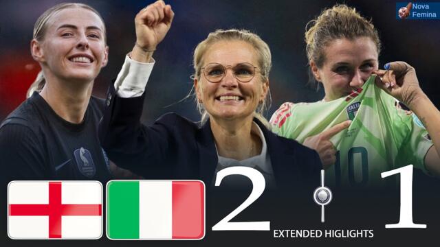 ITALY'S HEARTBREAK IN THE 119TH MINUTE! Lionesses Snatch Extra Time Victory 🏴󠁧󠁢󠁥󠁮󠁧󠁿🇮🇹 | Highlights